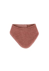 maximo® - GOTS BABY-Tuch, Wollfleece  Jerseyfutter, Klettverschluß - beigemeliert