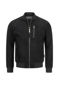 INDICODE - Echtlederjacke Maddoc - Black