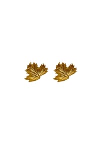 LES REINES - Sylva Earrings - Statement-Ohrringe, 24K vergoldet - Gold