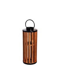 GILDE - Windlicht "Ambia" - braun