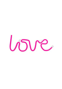 COFI - Forever Light Neon LED-Leuchte LOVE pink – FLNE05 - Pink 35 × 2 × 13 cm