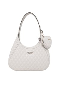 GUESS - Beuteltasche, Kunstleder, Reißverschluss, für Damen - BLABLACK