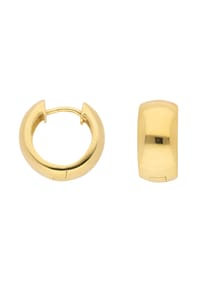 Adelia's - Damen Gold Schmuck 333 Gold Ohrringe  Creolen Ø 14,6 mm - gold