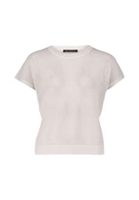 BETTY BARCLAY - Lochstrick-Pullover ohne Arm - beige