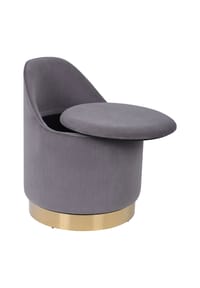 Kayoom - Hocker Drehhocker Viktor 125 - grau