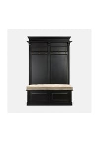 LOBERON - Garderobe Eldwin schwarz/creme - schwarz/creme