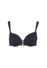 JOOP! - Bügel-Bikini-Top Solid Gold Deco - schwarz