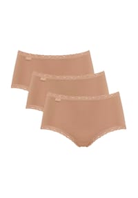 sloggi - Midislip, 24/7 Lace, Spitze, 3er-Pack, für Damen - BLACK