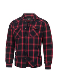 INDICODE - Hemd Langarm Altin - Black