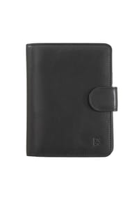 DuDu - Geldbörse RFID Leder 11 cm - schwarz