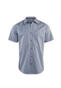 STOOKER® - HUDSON Herren Kurzarm-Hemd - blue dot aop