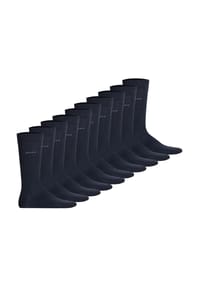 BOSS - Herren Socken, 10er Pack - Kurzsocken, Baumwolle, Multipack, einfarbig - Dunkelblau