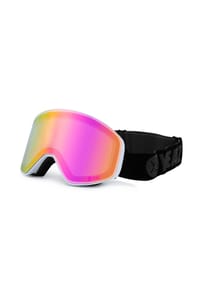 YEAZ - Magnet-Ski-Snowboardbrille pink verspiegelt/weiß APEX - weiß