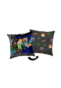 COFI - Minecraft Kopfkissen  Premium Dekokissen mit beidseitigem Digitaldruck - Mehrfarbig 40x40 cm