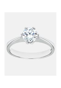 Diamant L'eternel - Solitär Ring, mit Zirkonia, 375 Weißgold - white gold