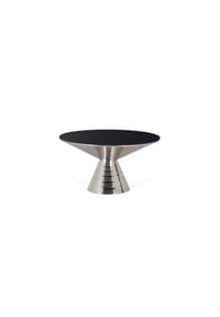 GINER & COLOMER - Couchtische aus Metall, 76 cm, moderner klassischer Stil – 40 x 76 x 76 cm - schwarz