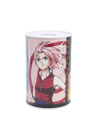 COFI - Naruto Spardose bedruckt aus Metall 15 × 10 × 10 cm - Mehrfarbig 15 × 10 × 10 cm