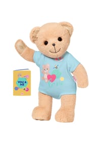 BABY born® - Kuscheltier "Bär" - HELLBLAU