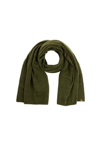 camel active - Strickschal aus Wollmix - Beere