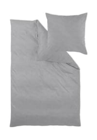BAUER Brokat-Damast-Bettwäsche - Garnitur 155x220 cm - 0208 OFFWHITE