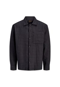 JACK & JONES - Hemd Blucaleb Langarmhemd - dunkelbraun