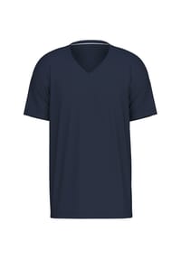 CALIDA - Herren Kurzarm-Shirt, V-Neck Remix Basic Sleep - dark sapphire