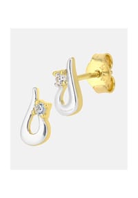 VANLERÉ - Ohrstecker, mit Zirkonia, 375 Weißgold - white gold