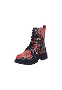 la strada - Stiefeletten - vevet black/red