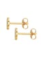 elli. Ohrringe Stecker Kleeblatt Symbol Klassisch 925 Silber Bild 3