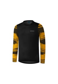 SHIMANO - MYOKO L.S.  Long Sleeve Jersey, Mustard Yellow - Mustard Yellow