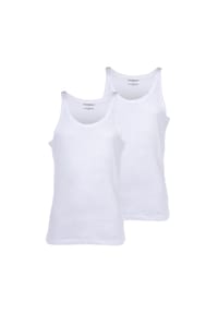EMPORIO ARMANI - Herren Tank Tops, 2er Pack - PURE COTTON, Unterhemden, ärmellos, Baumwolle - Schwarz