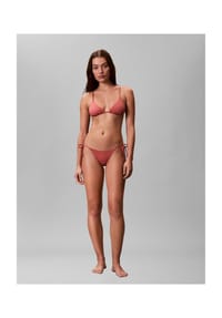 Calvin Klein - Basic-Slip, Schnürung, für Damen - VCC DUSTY CEDAR