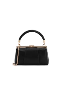 Kazar - Elegante schwarze Clutch-Tasche mit fester Konstruktion - Schwarz