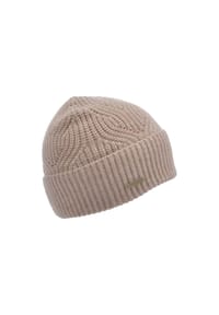 SEEBERGER - Wollmütze, Emblem, für Damen - 10 BLACK