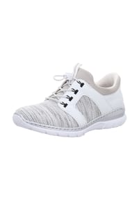 rieker - Sneaker - weiss-rauch/weiss/perle