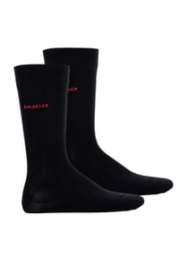 HUGO - Herren Socken, 2er Pack - RS Uni CC, Kurzsocken, mittelhoch, Logo, uni - Blau