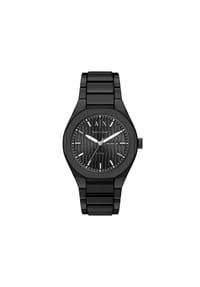 ARMANI EXCHANGE - Armani Exchange Herrenuhr Sync Day-Date, schwarzer Edelstahl, AX4301 - Schwarz