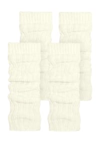 normani® - 2 Paar Strickstulpen mit wärmender Alpakawolle - Anthrazit