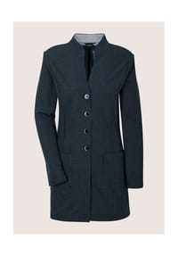 MADELEINE - Eleganter Einreiher mit Nadelstreifen - marine / wollweiß