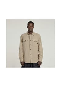 G-STAR RAW - Freizeithemd, Slim-Fit, Brusttaschen, für Herren - G102 VINTAGE KHAK