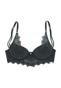 s.Oliver - Push-up-BH, Doppelträger, verstellbar, für Damen - 26008 ICE BLUE