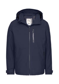redpoint - Wasserdichte Regular Fit Funktionsjacke mit Kapuze LEN 3.0 - rustybrown / black