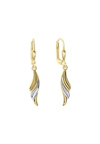 fascination by Ellen K. - Ohrhänger 585/- Gold - mehrfarbig