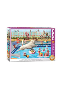 eurographics - Puzzle Verrückte Poolparty, 500 Teile, 68 x 48 cm - 