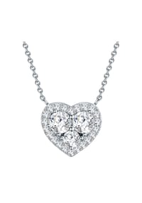 TRILANI 1934 - Damen Kette aus 925/- Sterling Silber in Silber mit Zirkonia - silber