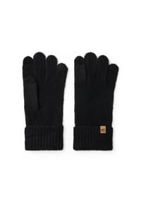camel active - Strickhandschuhe mit Logo - Beige