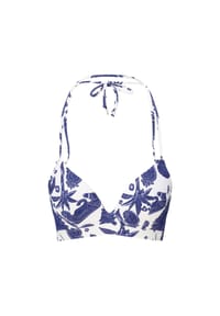 LINGADORE® - Bikini top Triangel - Blue white print