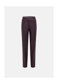 olsen - Hose im Cropped-Design - Dark Wine