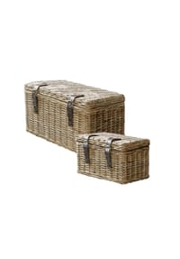 LOBERON - Truhe 2er Set Darill braun - braun