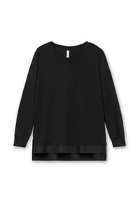sheego - Sweatshirt - schwarz